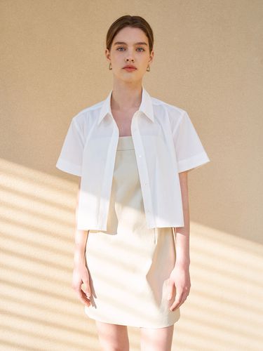 Cropped Half-sleeve Shirt - RENEJ - Modalova