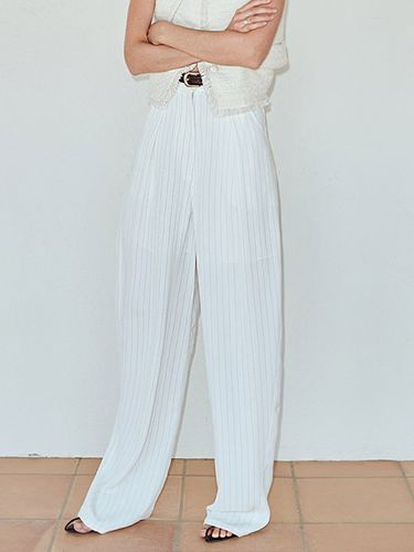 Martin Pinstripe Slacks Pants - Oui mais non - Modalova