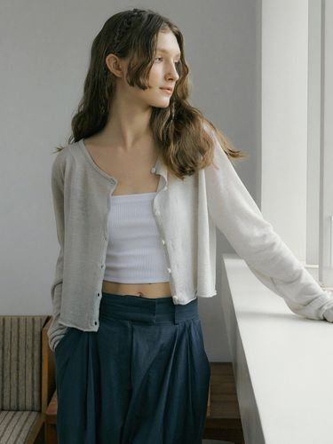 Linen Knit Cardigan - [3color] - VERBE - Modalova