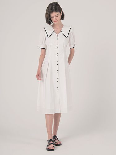 Big Collar Button Up Dress - We’Dee - Modalova