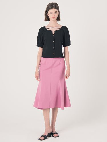 Fishtail High Waist Skirt - Pink - We’Dee - Modalova