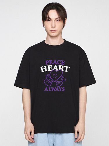 Peace Heart Comics T-shirt [3colors] - GRAVER - Modalova