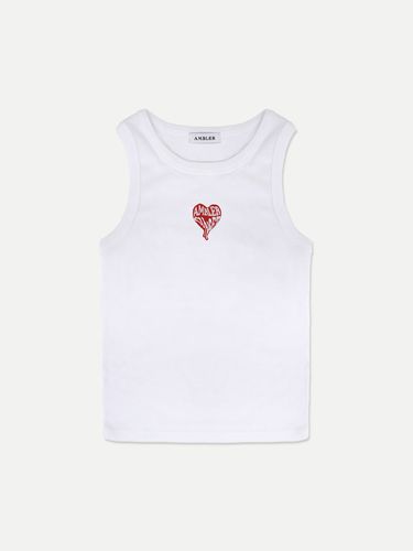 Herat Sunset Sleeveless Shirt_White - AMBLER - Modalova