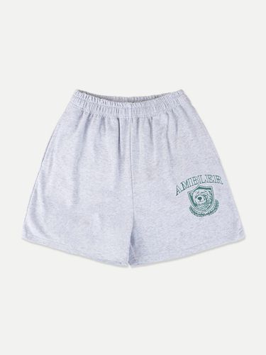 Bear Laurel Logo Training Banding Sweat Shorts - AMBLER - Modalova