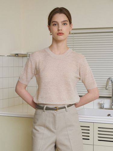 Linen Half T-shirt - RENEJ - Modalova