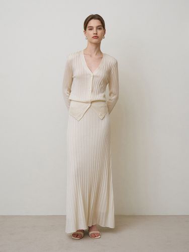 Long Ribbed Skirt - RENEJ - Modalova