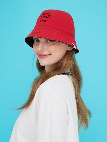 You Embroidered Bio Reversible Bucket Hat - ULUK - Modalova