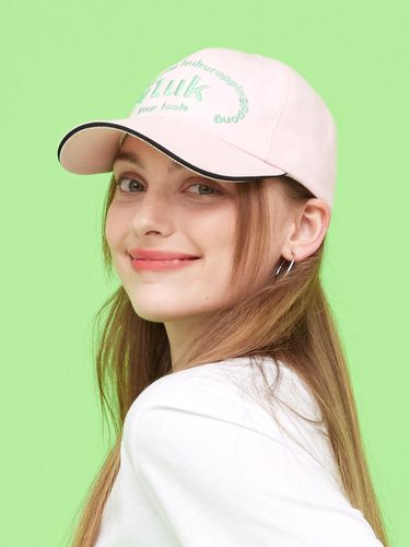 Twin Embroidered Cotton Ball Cap_ 2 Colors - ULUK - Modalova