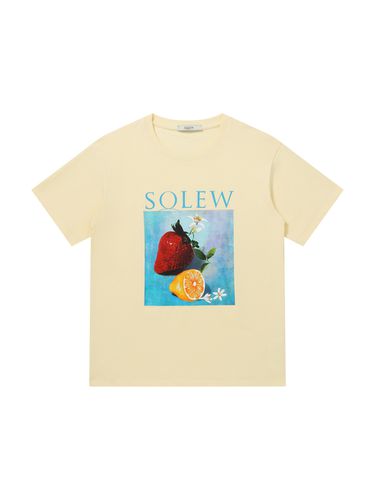 Fruit Graphic Short-Sleeve T-Shirt - SOLEW - Modalova