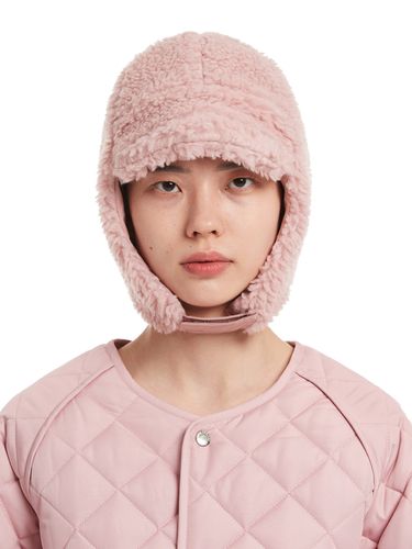 Shearling Aviator Hat _ Pink - Trunk Project - Modalova