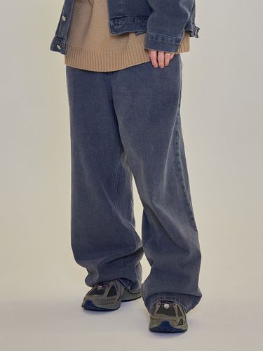 CB Easy Wide Denim Pants _ Gray - CARGOBROS - Modalova