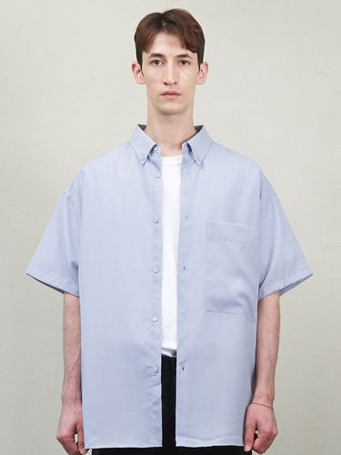 Relaxed Fit Half Sleeve Shirt - LIEU HOMME - Modalova