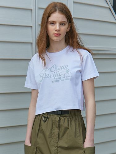 Land Logo Crop Fit T-Shirt_2 Colors - Ocean Pacific - Modalova