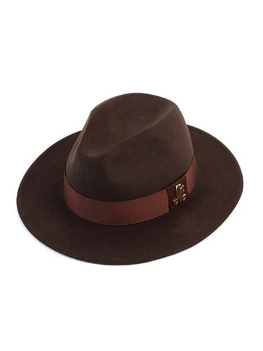 Grosgrain-Trimmed Wool Fedora _ - Universal chemistry - Modalova