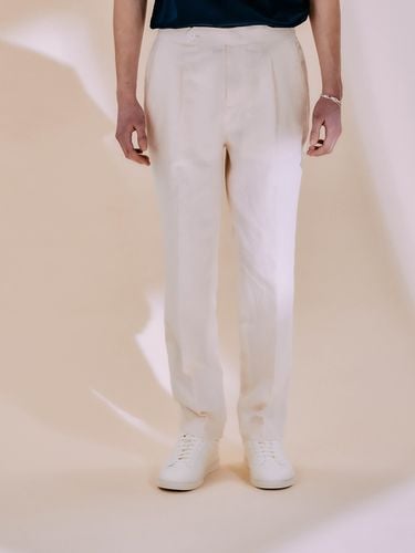 E-Lpresgoe Banding Pants_Cream - EDWARDMAX - Modalova