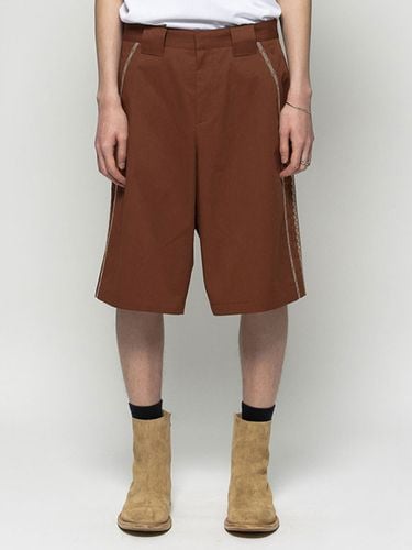 Embroidered Shorts _ Brick - Surface Edition - Modalova