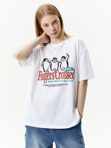 Graphic Oversized Fit T-Shirt [] - ODD STUDIO - Modalova