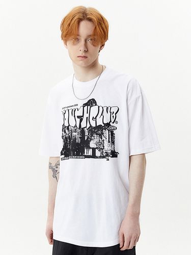 Youth Club Graphic T-shirt [White] - ODD STUDIO - Modalova