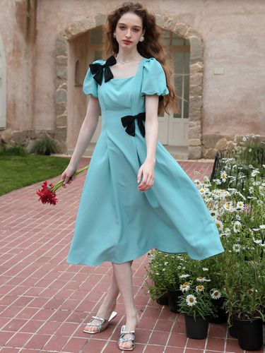 Princess Ribbon Point Dress_Blue - Cest Moidew - Modalova