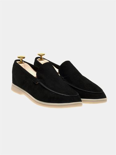 Resort Suede Loafers_Black - ALL CLASSIC - Modalova