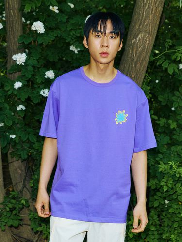 Waterdrop T-Shirt - Purple - ROOTMOVE - Modalova