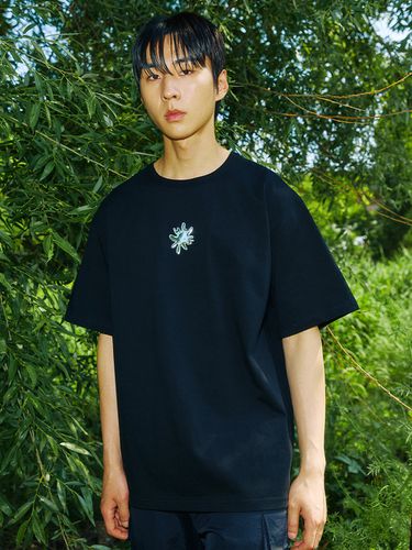 Chrome Logo T-Shirt - Black - ROOTMOVE - Modalova