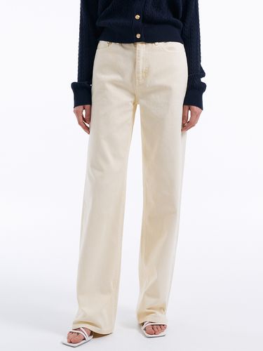 Color Dyed Pants_Light Yellow - Lamerei - Modalova