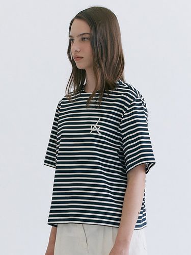 Printed Stripe T-shirts_Navy - kotelo - Modalova