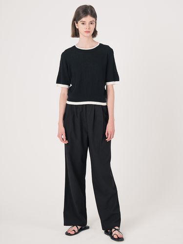 Two Line Pants - Black - We’Dee - Modalova