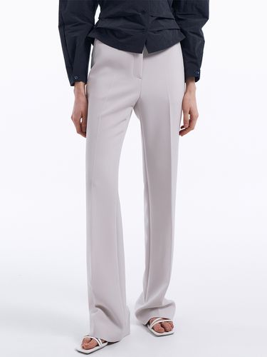 Semi Boot-cut Pants _Light Gray - Lamerei - Modalova