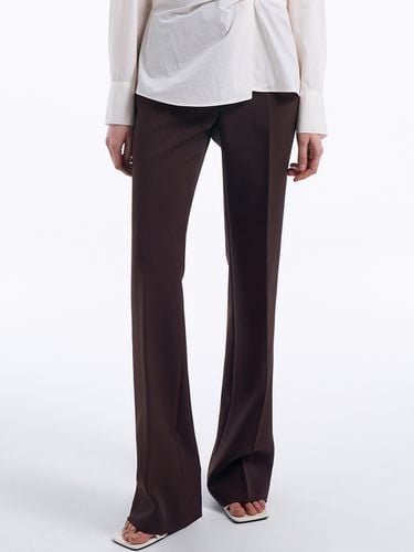 Semi Boot-cut Pants - Lamerei - Modalova