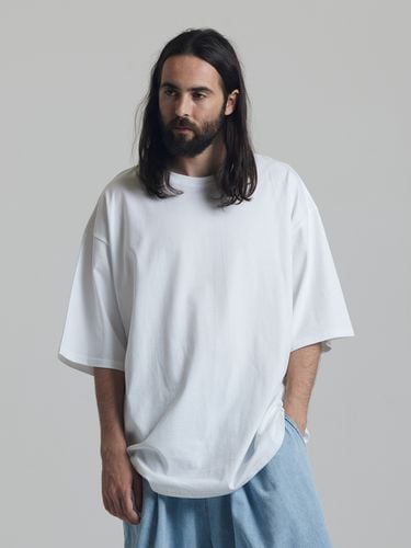 Back Printing Over fit Short Sleeve T-Shirt_White - OTHERFITS - Modalova