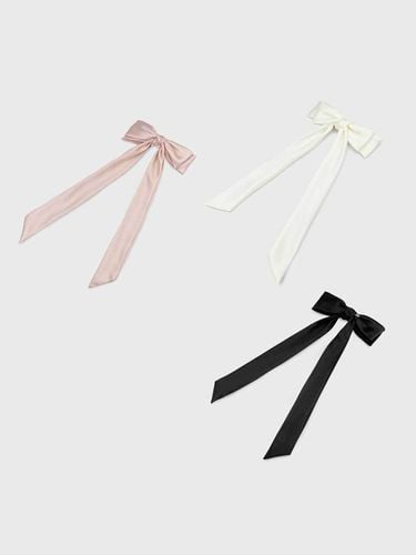 Long Ribbon Barrette Hair Clip - Jean Paul Clarisse - Modalova