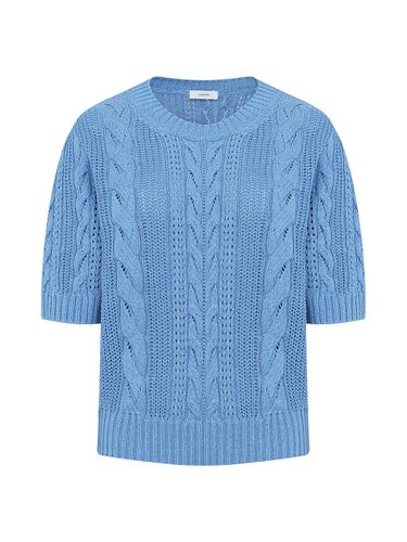 Paper Cable Knit Top - Lamerei - Modalova