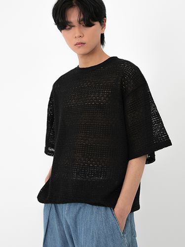 Punching Net Half Round Knit () - FANACULT - Modalova