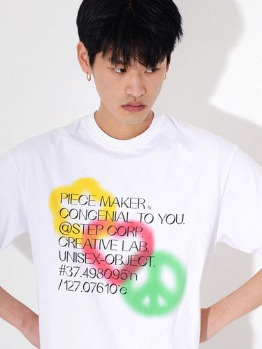 Piece Love Peace T-Shirt _ White - PIECEMAKER - Modalova