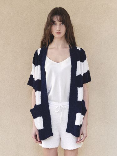 Terry Robe Cardigan _Navy - Mare di mari - Modalova