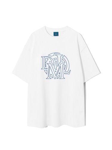 DML Stitch Logo Short Sleeve T-shirt_White - DIAMOND LAYLA - Modalova