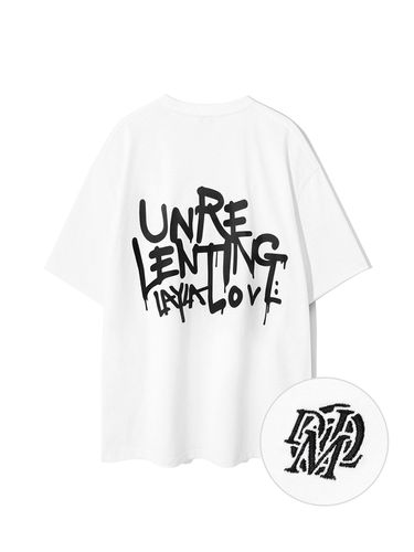 Unrelenting Graffiti short Sleeve T-shirt_White - DIAMOND LAYLA - Modalova