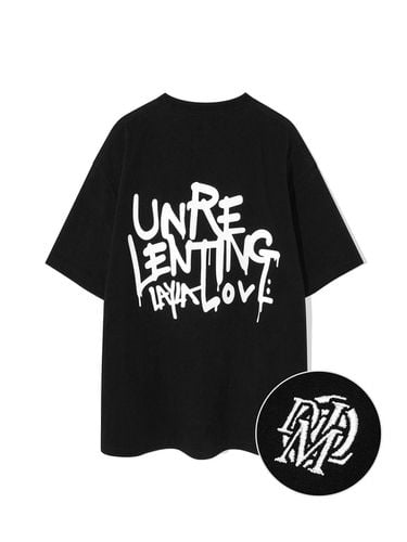 Unrelenting Graffiti Short Sleeve T-shirt_Black - DIAMOND LAYLA - Modalova