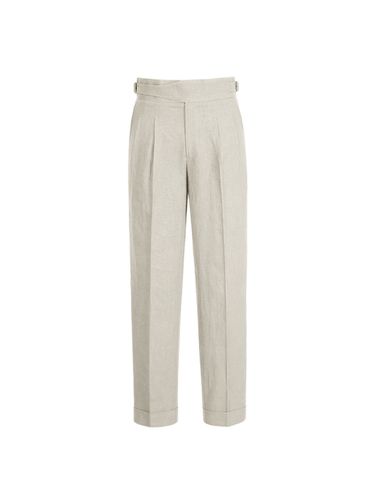 S Linen Gurkha Trousers - SORTIE - Modalova