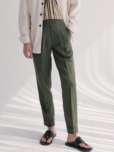 S Linen Gurkha Trousers_Khaki - SORTIE - Modalova