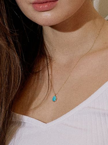 K Vivid Turquoise Necklace - BARA DU - Modalova