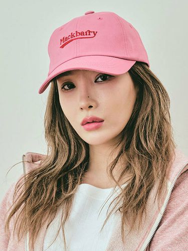 Signature Logo Ball Cap_Pink - MACK BARRY - Modalova