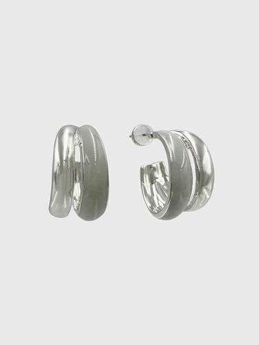 Epoxy Half Ring Earring - Jean Paul Clarisse - Modalova