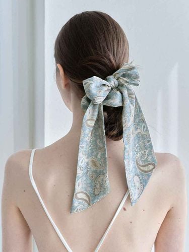 Paisley Ribbon Scrunchie - Jean Paul Clarisse - Modalova