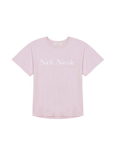 Nicole Basic Logo Tee_Lavender - NICK&NICOLE - Modalova