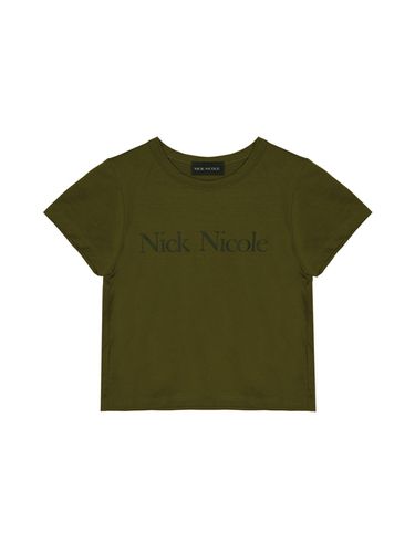 Nicole Classic Logo Crop Tee - NICK&NICOLE - Modalova