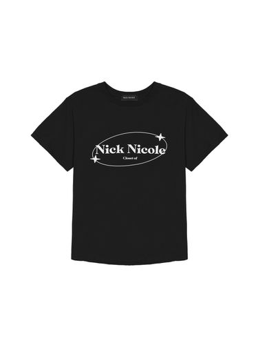 NNC Circle Star Logo Tee_Black - NICK&NICOLE - Modalova