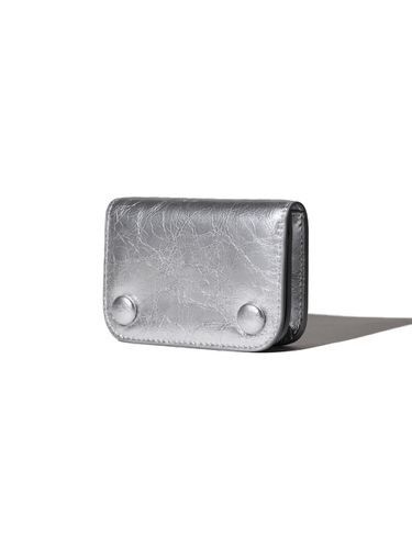 Dot Compact Card Wallet_Silver - Le masque - Modalova